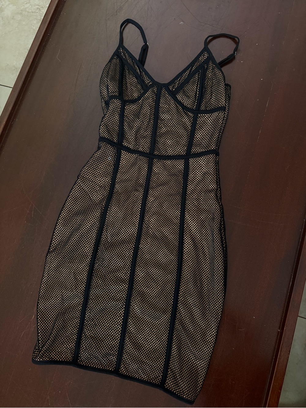 Tiger Mist Mesh Corset Mini Dress